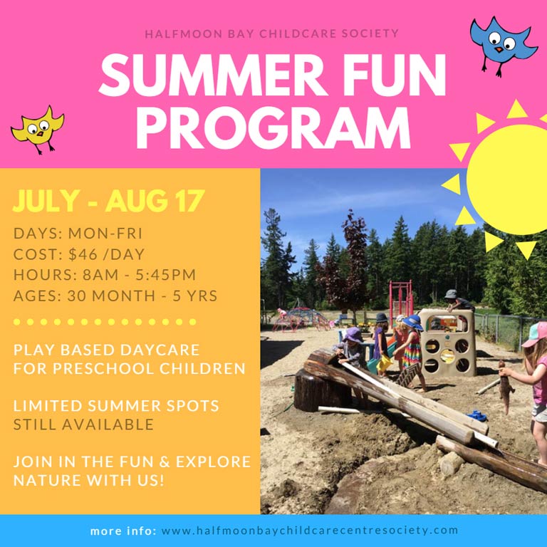 Summer daycare programs for kids on the Coast
