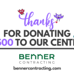 Thanks to Benner Contracting for your donation